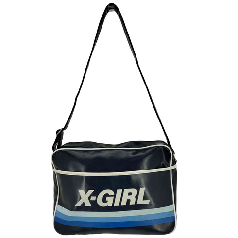 エックスガール X-girl Y2K ロゴ エナメルバッグ レディース